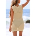 thumbnail image 5 of Womens Crochet Cover Up Knit Hollow Out Sleeveless Dress Swimsuit Bathing Suit Coverup 2026 for Beach Pool, 5 of 12