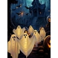thumbnail image 3 of Albelt solar para decoración de Halloween, paquete de 3 unidades, diseño de fantasmas, 3 of 8