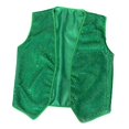 thumbnail image 2 of Chaleco del día de San Patricio Chaleco de lentejuelas para baile de graduación, escenario, espectáculo, suministros para fiestas, disfraces SG, 2 of 8