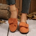 thumbnail image 5 of YLYL Women's Bow Ballet Flats Low Heels Round Toe Slip on Comfortable Dressy Office Work Walking Shoes, 5 of 9