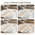 thumbnail image 7 of ODIKA 9'x12' Washable Area Rug Low Pile, Flatwoven, Beige Gray Abstract Shapes Design Contemporary Artistic in Neutral for Great Room, Indoor Concept, Large Living, 7 of 7