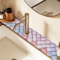 thumbnail image 2 of Yayeee Faucet Mat for Kitchen Sink 30" Diatomite Long Splash Guard Pad, Pink Art Pattern, 2 of 7