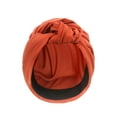 thumbnail image 6 of Women Headscarf Solid Color Bow-knot Soft Breathable Hat Retro Headwrap for Ladies Hair One Size, 6 of 9