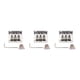 thumbnail image 4 of Naiovety Practical 3-String Guitar Bridge Guitar Saddle Machine Replacement Flexible Tuning Peg Screws Head Plate Pickup Accessories with Type1, 4 of 6