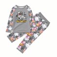 thumbnail image 6 of Matching Halloween Pajamas Set with Contrast Sleeves, Soft Halloween Family Pajamas with Mummy Bow Print, Unique Family Halloween Pajama Set Gift, 6 of 7