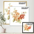 thumbnail image 4 of Designart 'Red and Orange Wildflowers' Traditional Framed Canvas Wall Art Print, 4 of 5