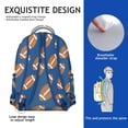 thumbnail image 2 of Soccer Basketball Students Backpack Sports Ball Game Team School Bag with Football Baseball Print, Adjustable Strap and Durable for Training, 2 of 6