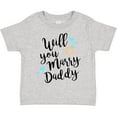 thumbnail image 3 of Inktastic Will You Marry Daddy-ring Boys or Girls Toddler T-Shirt, 3 of 5
