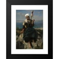 thumbnail image 2 of Jules Breton 18x24 Black Modern Framed Museum Art Print Titled - The Flax Spinner, 2 of 5