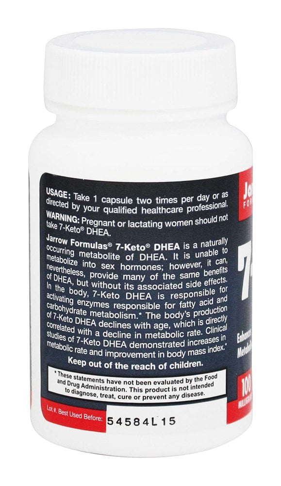 What are the warnings about side effects of 7 Keto DHEA?