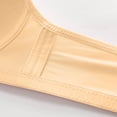 thumbnail image 5 of Bigersell Cotton Bras for Women Deals Comfortable Bras for Women Bra Sets for Women Lace Bra Style R-523 Wireless Bras Sports Bras Female Lightly Lined Bra Hook & Eye Bra Closure Yellow 40, 5 of 8