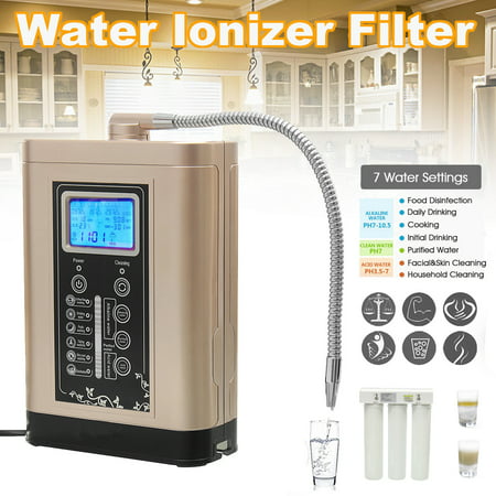 Water Ionizer Purifier Machine Balance Bodies vehiclepartsaccessorie PH Levels Slow The Ageing Process LF700 LCD Touch Control Alkaline Acid PH