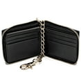 thumbnail image 6 of RFID Men's Leather Zipper Wallet Zip Around Chain Wallet Bifold, 6 of 9