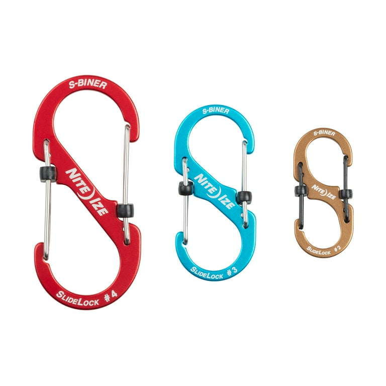 Nite Ize S-Biner SlideLock Aluminum - Durable