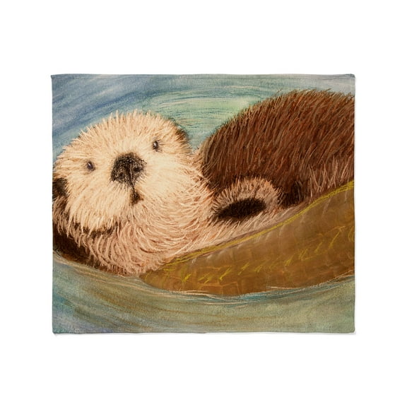 CafePress - Sea Otter Endangered Species Throw Blanket - Soft Fleece Throw Blanket, 50"x60" for All Ages