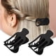 thumbnail image 2 of 2 pinzas de plástico para el cabello, pinzas para el cabello, pasadores para el cabello para mujeres, negro mate, 3.39''x1.89''x0.91'', 2 of 7
