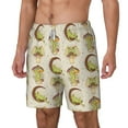 thumbnail image 2 of Uemuo Frogs Pattern Mens Swim Trunks Quick Dry Board Shorts with Mesh Lining, Stretch Beach Shorts Quick Dry No-Chafing Board Shorts-XX-Large, 2 of 9