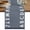 Gray, Charcoal, White, variant on White Letters Table Runner 72 Inches Long, Modern Minimalist Style Sky Grey Cotton Linen Table Runners Dresser Scarves, Decorative Fabric Tabletop Scarf Furniture Cover for Home Dinner Party 13"x72"