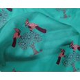 thumbnail image 4 of oneOone Silk Tabby Fabric Bird & Tree Block Print Fabric By Yard 42 Inch Wide, 4 of 4