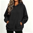 thumbnail image 2 of Njagoc3 Womens Oversized Hoodies Fleece Sweatshirts Long Sleeve Sweaters Pullover Fall Clothes with Pocket, 2 of 6