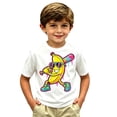 thumbnail image 5 of Toddler Kids Bananas Baseball Shirts Banana Graphic Tee Team Fan T-Shirt Game Day Short Sleeve Top #04 White 12-13 Years, 5 of 5