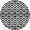 thumbnail image 1 of Ahgly Company Indoor Square Patterned Silver Gray Area Rugs, 3' Square, 1 of 6