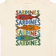 thumbnail image 4 of Inktastic Colorful Sardines Art Boys or Girls Toddler T-Shirt, 4 of 5