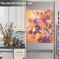 thumbnail image 6 of BZSMCE Dishwasher Magnet Cover Magnetic Sticker Creatively Vibrant Floral Symphony Printed 23"x26", 6 of 6