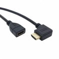 thumbnail image 4 of JSER Right Angled 90 Degree Connector HDMI 1.4 with Ethernet 3D Type A male to A female Extension Cable 0.5m, 4 of 7