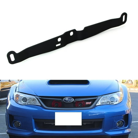 iJDMTOY (1) Behind The Grille Twin Horn Bolt-On Mounting Bracket For 2008-2014 Subaru WRX or STi, Compatible w/ Hella Supertone