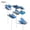 F003- Blue, variant on 12X2inLifelike Butterfly Ground Sticks, Random Patterns, 10 Pack, Outdoor Yard Decor, Star Decorations, Patio Seasonal Outdoor Displays