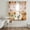 Creamy White, Soft Tan, variant on Thanksgiving Maple Leaves Sheer Curtains 63 Inch Length 2 Panels Set, Orange Pumpkin Berries Gray Wooden Window Treatment Rod Pocket Curtains Sheers Drapes for Bedroom/Living Room/Kitchen 52x"63"x2