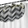 thumbnail image 3 of Gray and Orange Halloween Pumpkins Shower Curtain 72"x84" ,Bathroom Decorative Shower Curtains Set with 12 Hooks,Modern Waterproof Washable Shower Curtain, 3 of 6