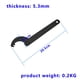 thumbnail image 2 of Llave para regulador de ventana, herramienta manual, generador, herramienta de extracción de tuerca de retención, llave de ajuste para R50 R52, 2 of 8