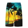 thumbnail image 3 of Mens Swim Trunks with Compression Liner Bathing Suit 7 Inch Inseam Quick Drying Board Shorts Swimwear, 3 of 5