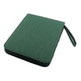 thumbnail image 4 of Estuche para pluma estilográfica, bolsa de lona de gran capacidad, portátil, multifuncional, a prueba de polvo, para colección, soporte de exhibición Cuadrícula verde 24, 4 of 7