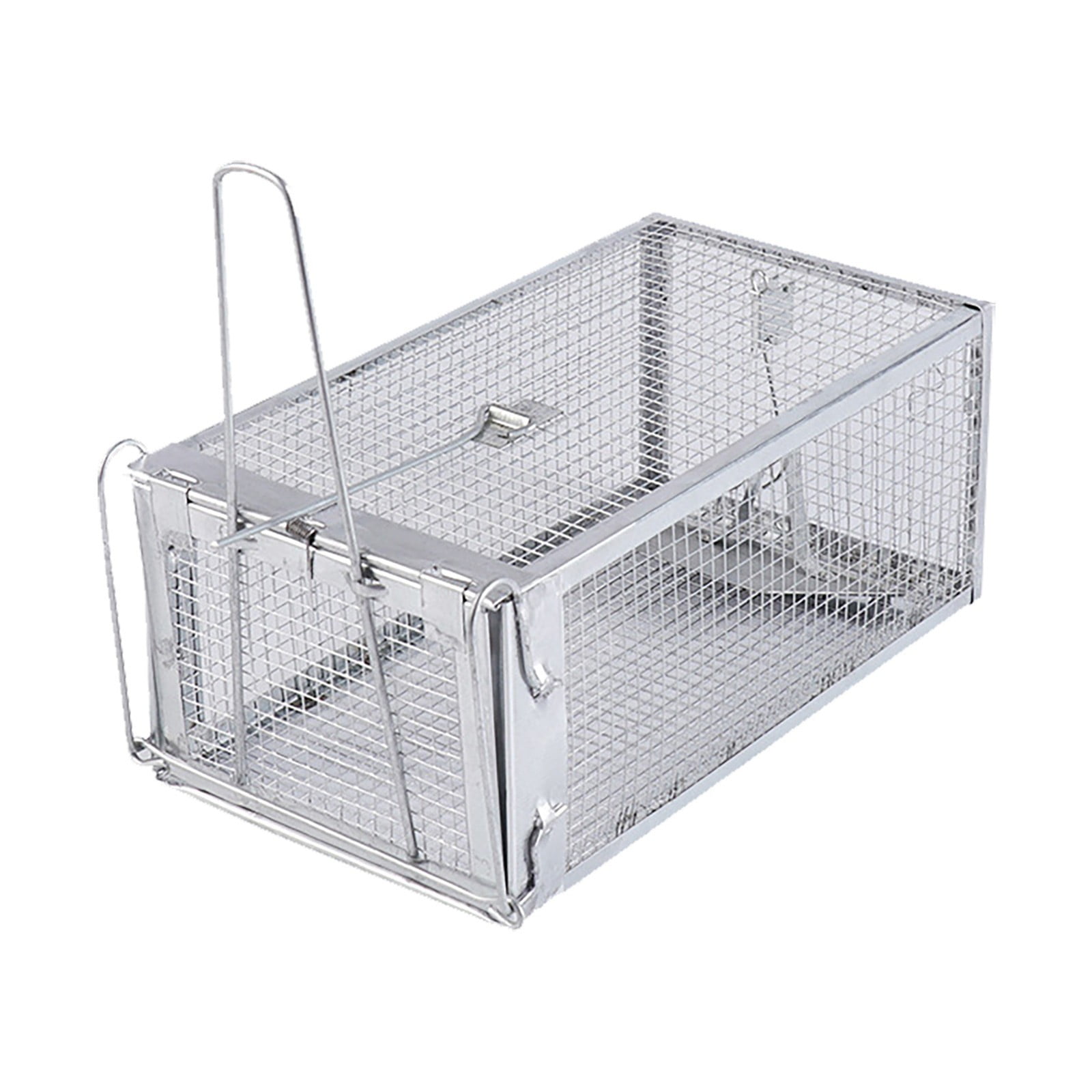 XYKA Heavy Duty Squirrel Trap Humane Live Animal Cage Trap for Squirrels 2Pcs Trap Cage Animal Catch 11*5.5*4.3 Inch