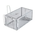 thumbnail image 4 of Clearance!Musol 2Pcs 11*5.5*4.3 Inch 1-Door Humane Catch and Release Live Animal Trap Cage - Live Raccoon Trap, for Bobcats, Beavers, Dogs, & More, 4 of 7