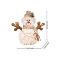 Bgageg Christmas Plush Snowman Doll Tabletop Decorations Christmas