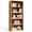 Brown, variant on EDX 6 Tier Bookcase Storage, 63 Inch Large Tall Floor Standing Open Bookshelf for Home Office, Living Room, and Bedroom, Black