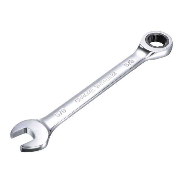 Unique Bargains 5/8" Ratcheting Combination Wrench SAE 72 Teeth 12 Point Ratchet Box Ended Spanner Tools, Cr-V