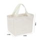 thumbnail image 3 of Mochila refrigeradora reutilizable aislante para almuerzo - Impermeable, impermeable para oficina, picnic y viajes - 22,5x14,5x19cm, beige/caqui/azul/rosa, 3 of 8