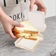 thumbnail image 3 of Contenedor de sándwich reutilizable Contenedor de alimentos sellado Caja de pan transparente Caja de sándwich tostada portátil para alimentos A, 3 of 8
