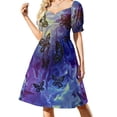 thumbnail image 2 of Magic Butterfly Galaxy (Night) Sleeveless Dress women's summer jumpsuit summer dresses ladies 2024 cute dress beach dress, 2 of 7