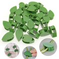 thumbnail image 1 of Paquete de 50 clips para plantas, clips para plantas trepadoras, fijación de plantas trepadoras a la pared, clips, enredaderas de soporte y alambres para colgar en la pared, soporte en forma de hoja, 1 of 5