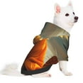 thumbnail image 2 of Fotbe Maple Leaf Meditating Chihuahua Sudadera con Estampado para Perros Pequeños – Suéter con Capucha para Mascotas, Tela Suave de Forro Polar con Bolsillo-X-Large, 2 of 7