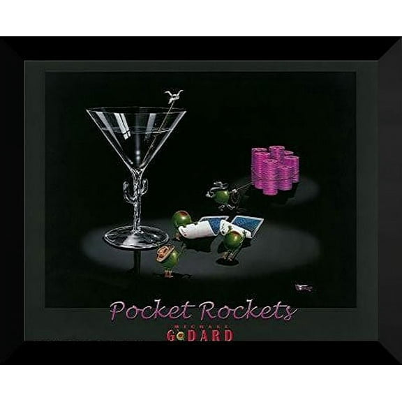 Michael Godard Framed Art 40x28 "Pocket Rockets"