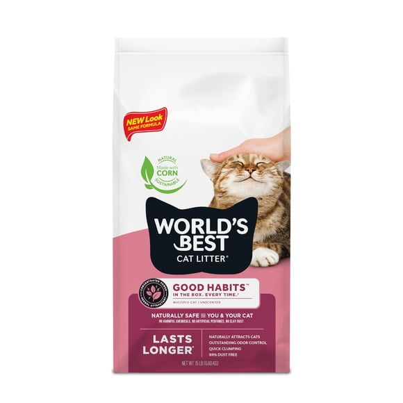 Cat Litter World's Best Good Habits Cat Attract, bolsa de 6,8 kg