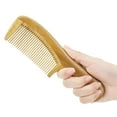 thumbnail image 6 of Onedor Handmade 100% Natural Green Sandalwood Hair Combs - Anti-Static Sandalwood Scent Natural Hair Detangler Wooden Comb (Fine Tooth), 6 of 6