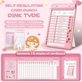 thumbnail image 5 of 2026 Daily Planner, Productivity Planner, Desktop Organizer, 8X12 in Plastic, Habit Tracking, Office Desk Use, Pink, 1 Pc, 5 of 7